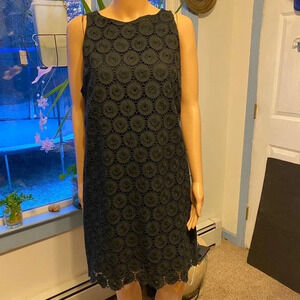 Ruby Rd 100% Cotton Lace Dress Women Size 12